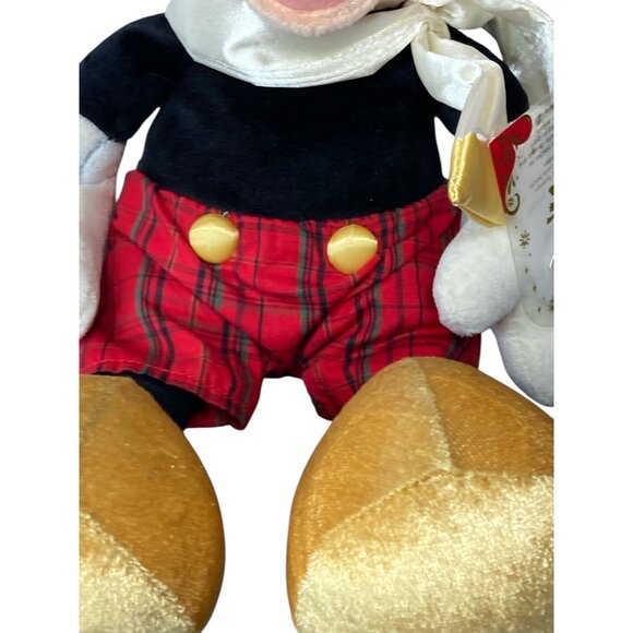Christmas Disney Store Mickey Mouse Plush Toy 16" NWT Gift Tag Original Package - Picture 11 of 11